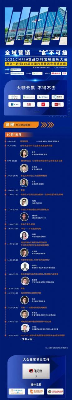 【天津】舉辦指南針大薈暨 2021CNFIA 食品飲料營銷創(chuàng)新大會